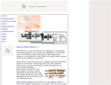 Tablet Screenshot of panelplanner.com